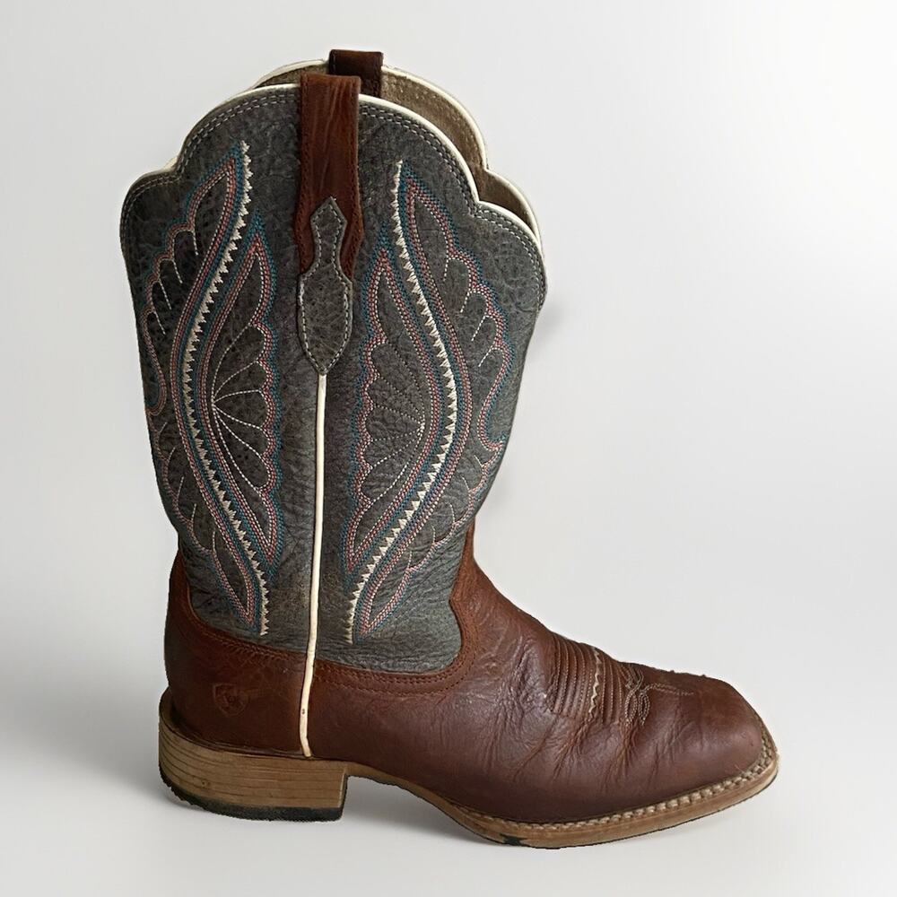 Ariat Primetime Performance Cowgirl Boots Women Western Leather Scuffs Country 8